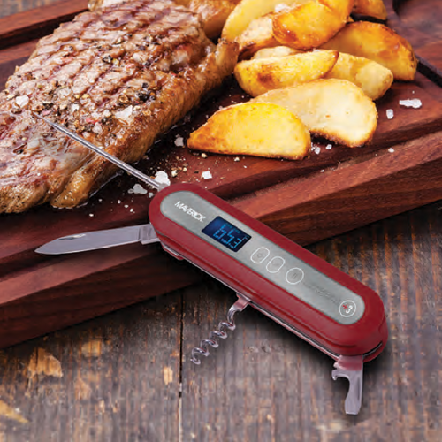 Digital Meat Thermometer & Timer with Pager