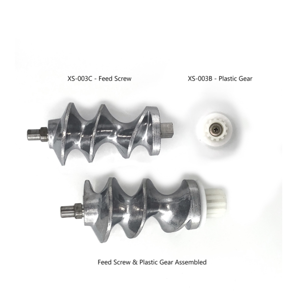 MM-5501 Meat Grinder Replacement Parts: Feed Screw, Plastic Gear