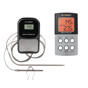 Maverick XR40 Wireless Remote Digital Cooking Food Meat Thermometer with  Dual Probe for Smoker Grill BBQ Thermometer, Extended Range 500 FT Range 