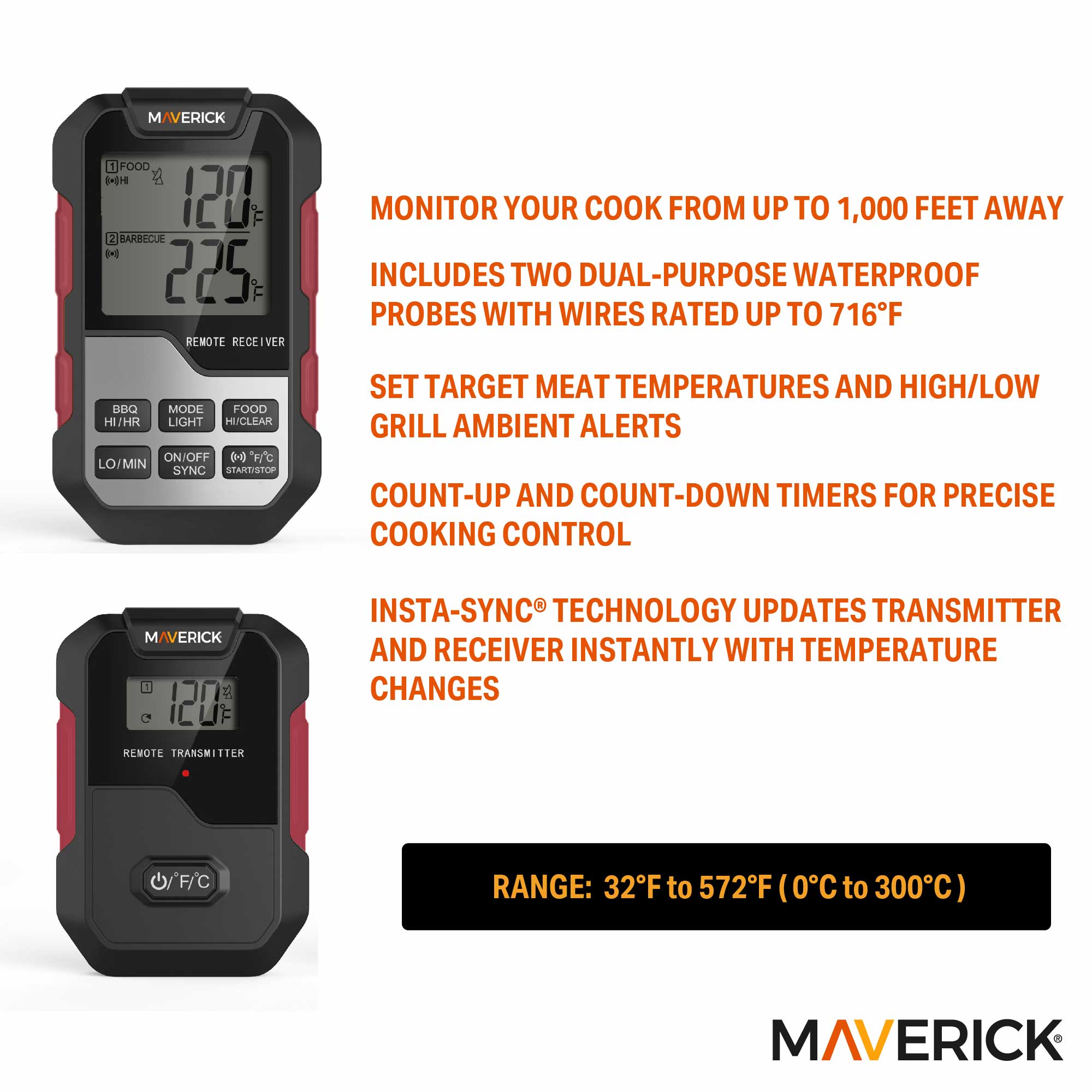 XR-30R Remote Thermometer with Insta-Sync® Technology - Image 2