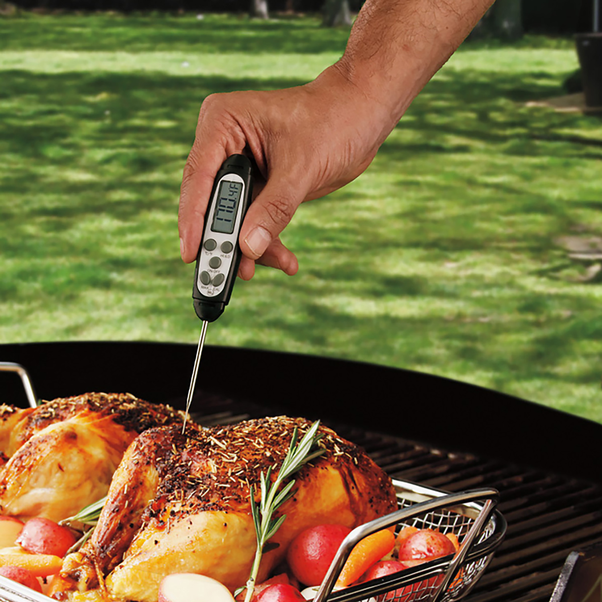 Wireless Meat Thermometer with 2 Thinner Probes for Grilling and