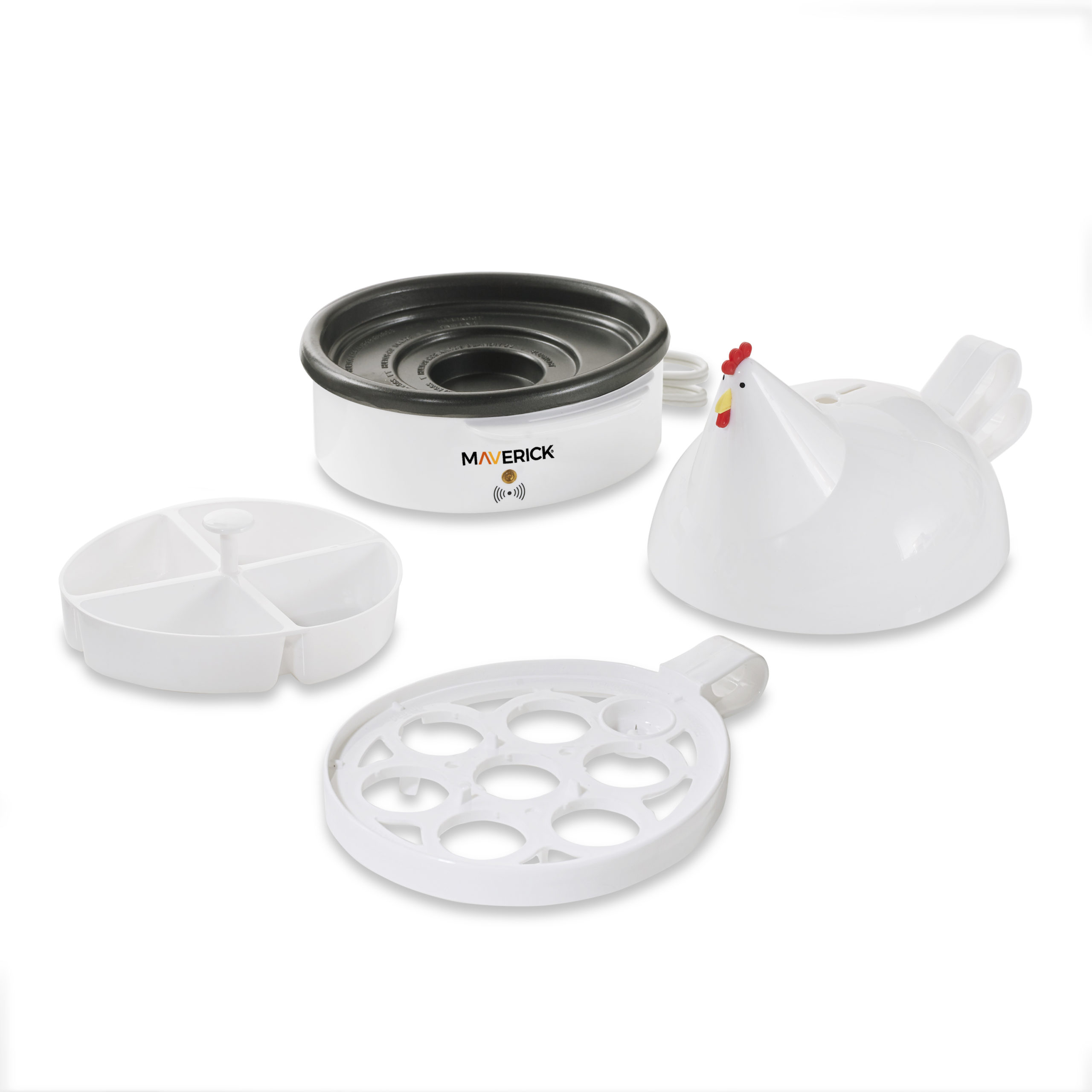 Salton Henrietta Hen Egg Cooker Poacher White Model SEC-2